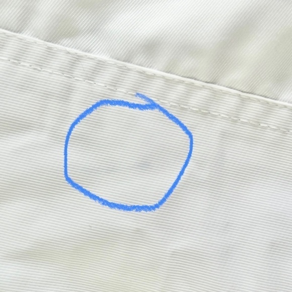 Nautica White Size Large Raincoat Windbreaker Jacket Long Sleeve Hood - Picture 5 of 13